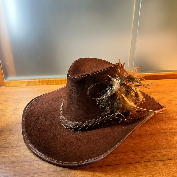 San Zeno leather cowboy hat